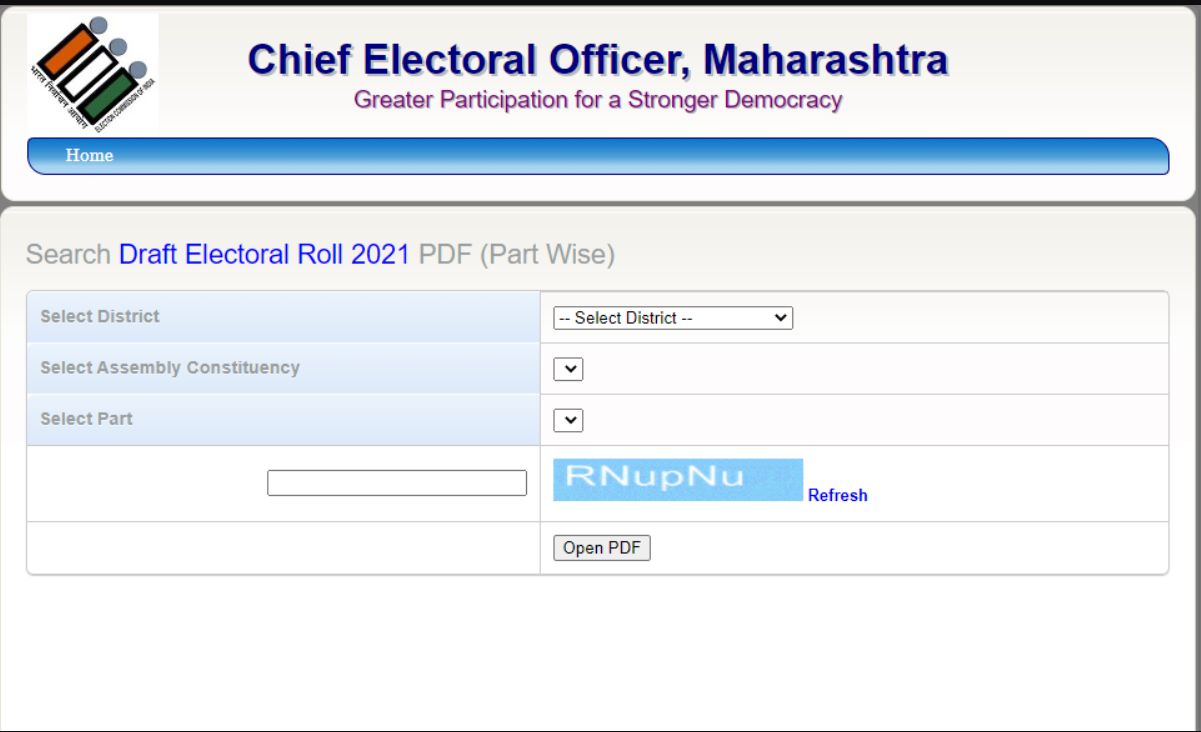 Election Commission Maharashtra Voter List ऑनलाइन तपासणी