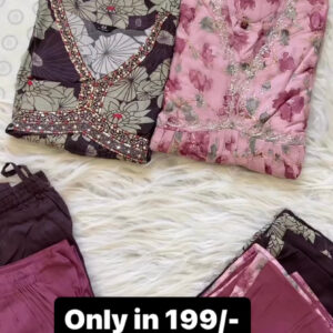 new arrival combo – pink & black rayon dresses for women